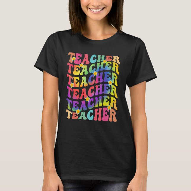 Lärarinspirerande färgskola T Shirt (Framsida)