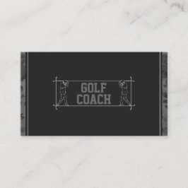 Lärarinstruktion för Golf Coach-lärare Lessons Ins Visitkort
