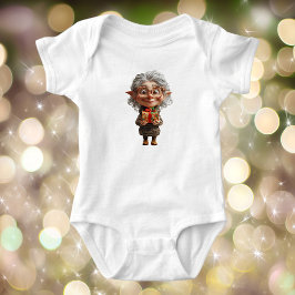 Lärarjul Elf Baby Bodykostym T Shirt