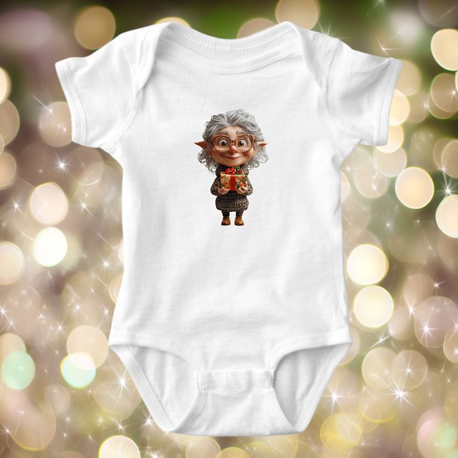 Lärarjul Elf Baby Bodykostym T Shirt (Skapare uppladdad)