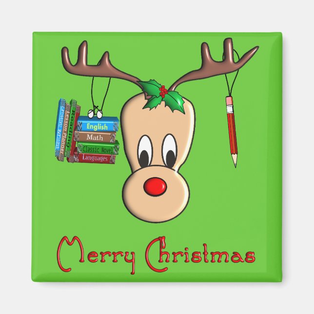 Lärarjulpryder - Agerbara gåvor Magnet (Framsidan)