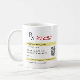 Lärarkaffe Älskare Rx Kaffemugg