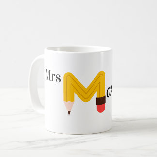 Lärarkaffe Mugg, Personlig Namn Kaffemugg