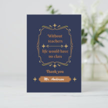 Lärarkänning tack för ditt kort