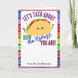 Lärarkänningen låter taco om presentkort kort