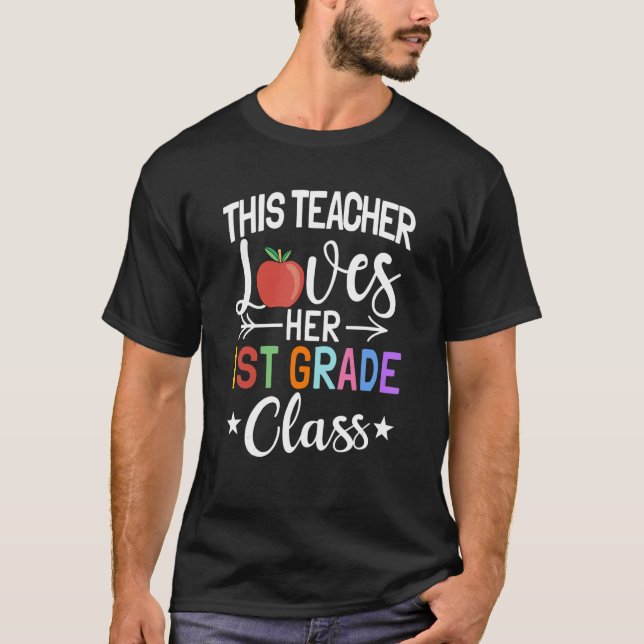Lärarklass 1 Klass Instruktörsskola för T Shirt (Framsida)