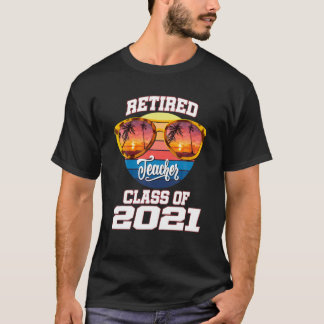 Lärarklass i Pension 2021 Sunglasse T Shirt