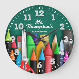 Lärarklassrummets anpassningsbara klocka