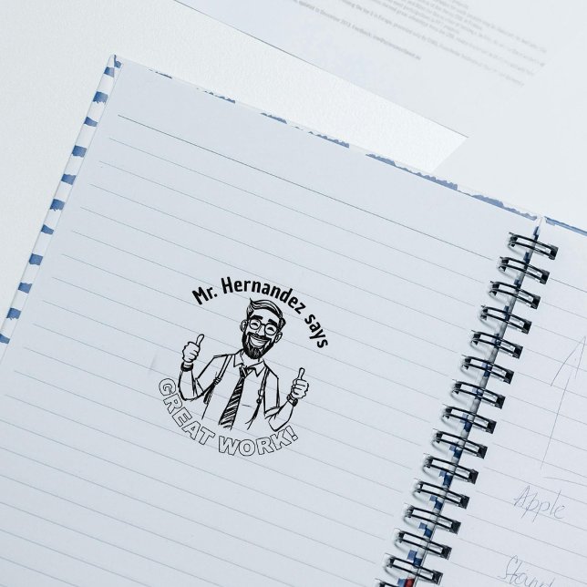 Lärarklassrummets Underbara arbete i Anpassningsba Stämpel (Skapare uppladdad)