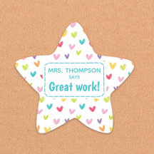 Lärarkomplimanger för små färgstarka hjärtan