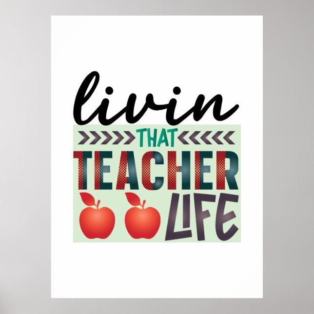 Lärarkonst som lever i lärarlivet poster (Framsidan)