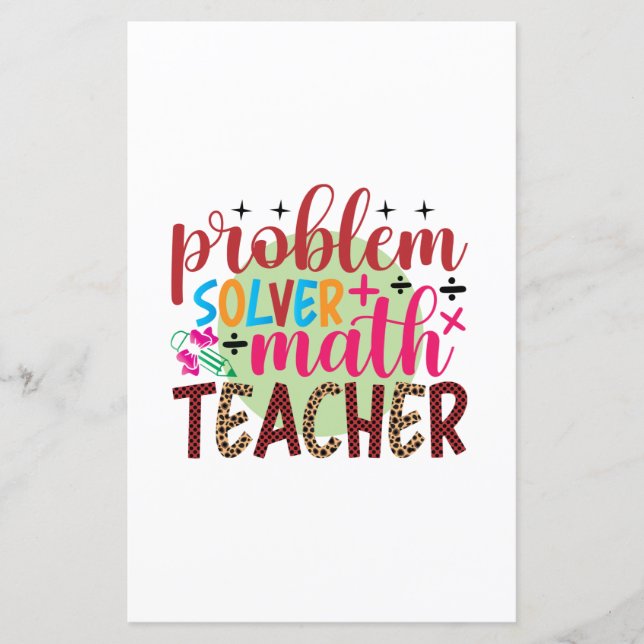 Lärarkonstproblem Solver Math Lärare (Framsida)