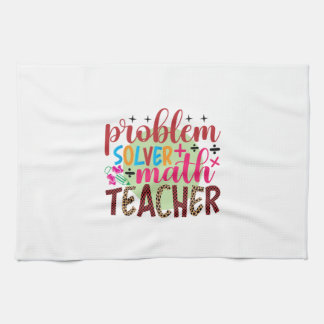 Lärarkonstproblem Solver Math Lärare Kökshandduk