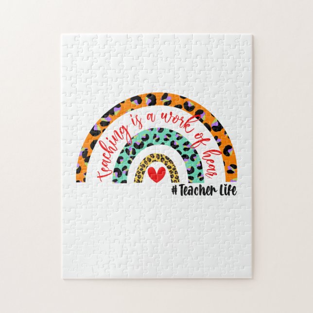 Lärarkonstundervisning är ett hjärtligt arbete pussel (Vertikal)