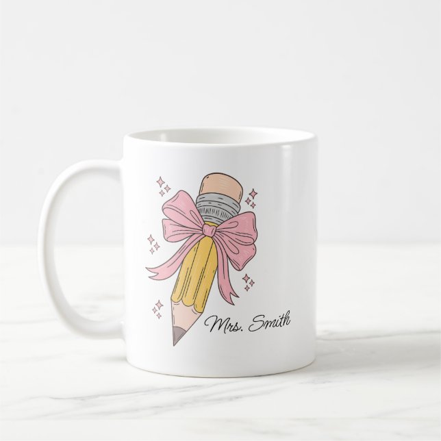 Lärarkopp, anpassad lärarlärarpresent  kaffemugg (Vänster)