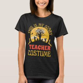 Lärarkostumma för Halloween T Shirt