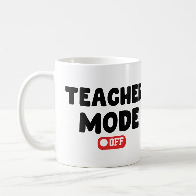 Lärarläge av Trendig Desing, Roliga meningar Kaffemugg (Vänster)