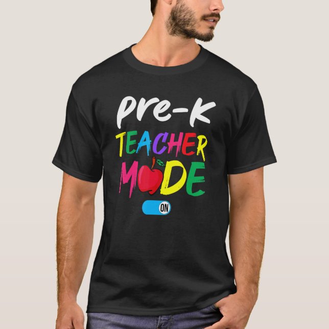Lärarläge före K på Back to school T Shirt (Framsida)