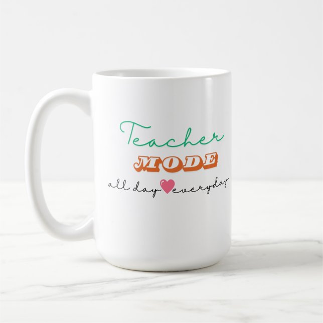 Lärarläge hela dagen kaffemugg (Vänster)