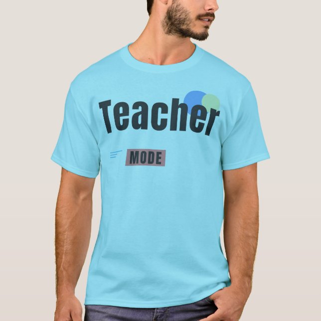 LÄRARLÄGE | Modern grafisk design för lärare T Shirt (Framsida)