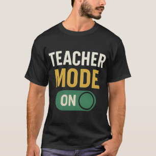 Lärarläge PÅ Funny Back to school T Shirt