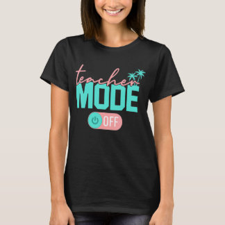 Lärarläge utanför Lycklig förra dagen, skolsommar T Shirt