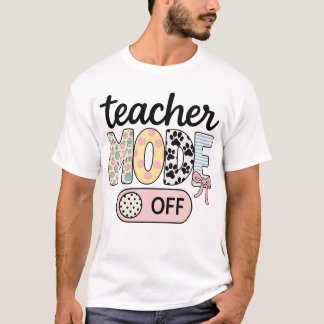 Lärarläge utanför Lycklig förra dagen, skolsommare T Shirt