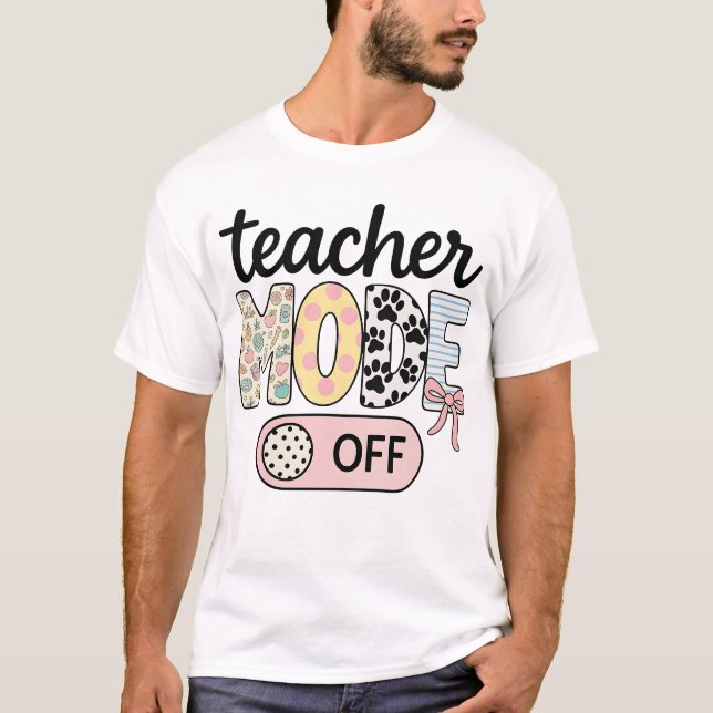 Lärarläge utanför Lycklig förra dagen, skolsommare T Shirt (Framsida)