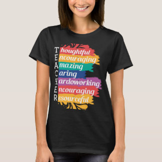 Lärarlärare Brev Definition Adjective T Shirt