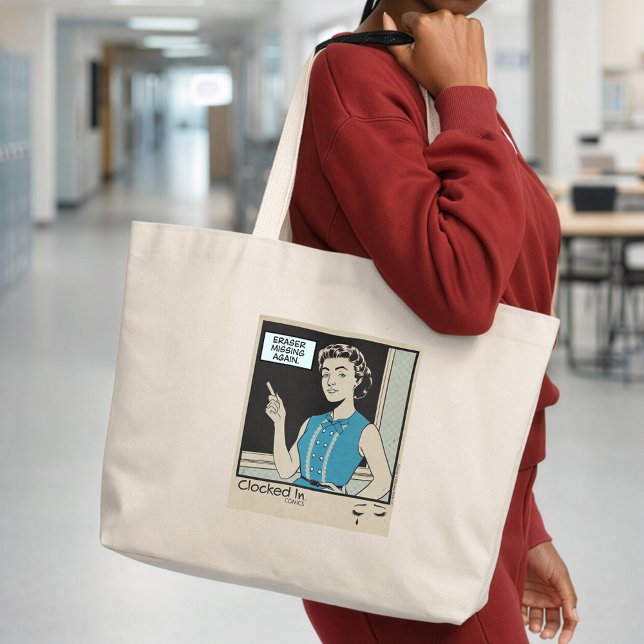 Lärarliv i klassrummet jumbo tygkasse (Skapare uppladdad)