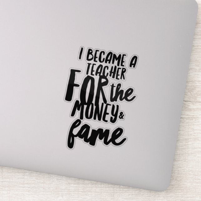 Lärarliv  Klistermärke Klistermärken (Detalj)