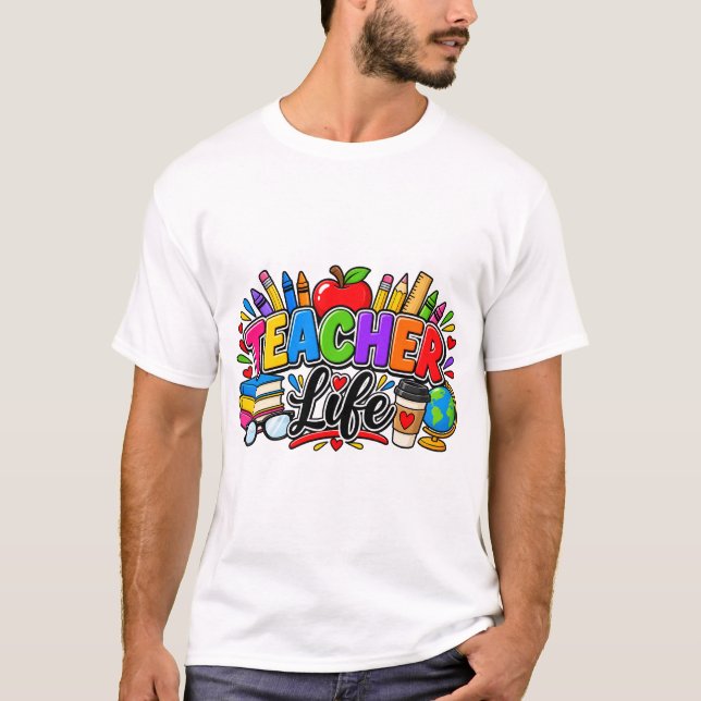 Lärarliv T Shirt (Framsida)