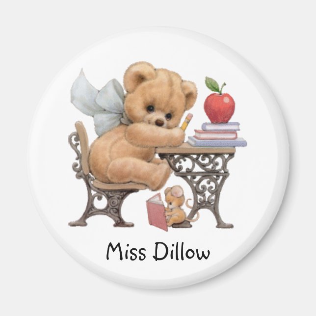 Lärarmagnetmall Magnet (Framsidan)