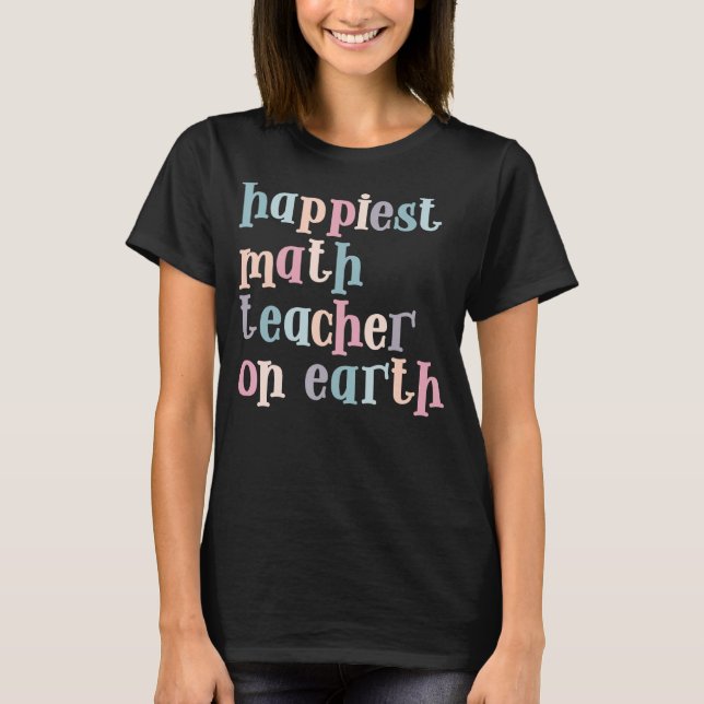 Lärarmatematik för skolmatematik 2 t shirt (Framsida)