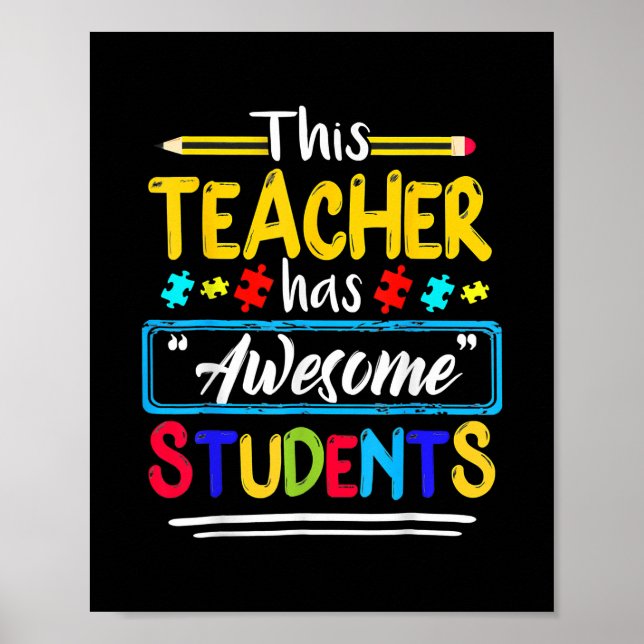 Lärarmedvetande om Fantastisk Student Poster (Framsidan)
