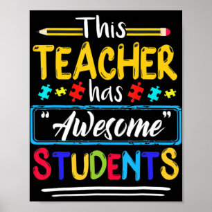 Lärarmedvetande om FANTASTISK STUDENTER Poster