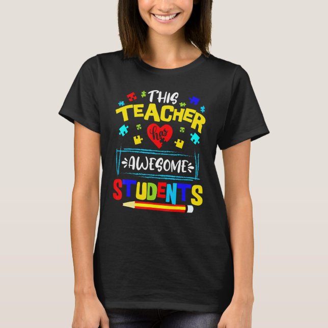 Lärarmedvetande om Fantastisk Studenter T Shirt (Framsida)