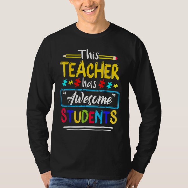Lärarmedvetande om Fantastisk Studenter T Shirt (Framsida)