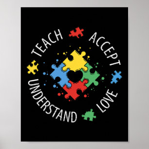 Lärarmedvetandegörande Lärare Teach Accept - först Poster