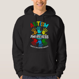 Lärarmedvetandehöjande lärare Kärlek Support Advoc Hoodie