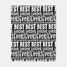 Lärarmodern typografi, enkelt unikt tack fleecefilt