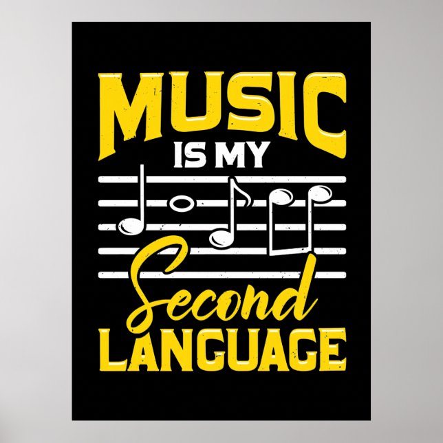 Lärarmusiken är mitt andra språk poster (Framsidan)