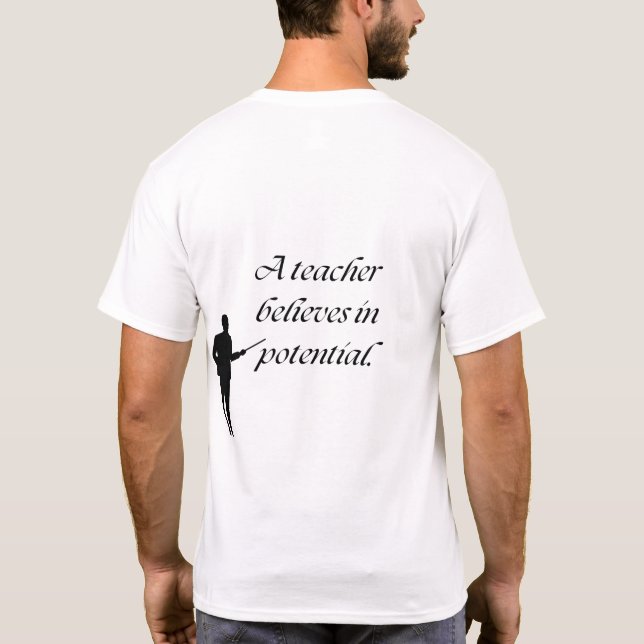 Lärarna formar framtiden t shirt (Baksida)
