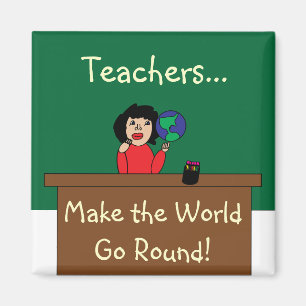 Lärarna gör World Go Round Magnet
