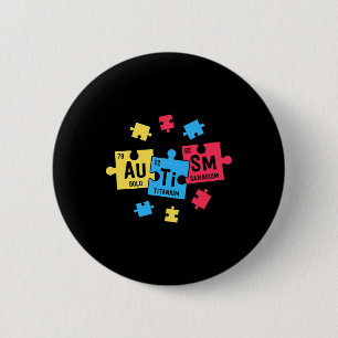 Lärarnas autism SPEPED Periodiska Bord Inslag Knapp