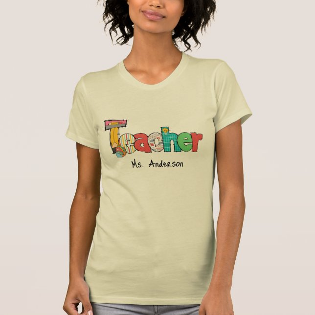 LärarPersonlig T Shirt (Framsida)