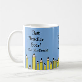 Lärarpresent bästa läraren någonsin kaffemugg