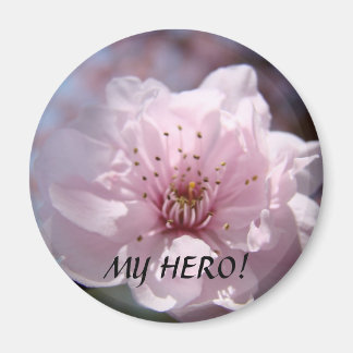 LÄRARPRESENT Blommar Magnet "MIN HJÄLTE!"
