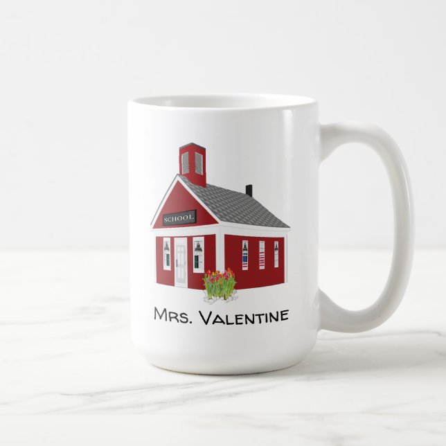 Lärarpresent Skolhus CLASSIC Kaffemug Kaffemugg (Höger)