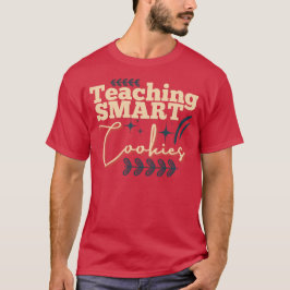 Lärarrecept på kakor för lärarutbildning t shirt